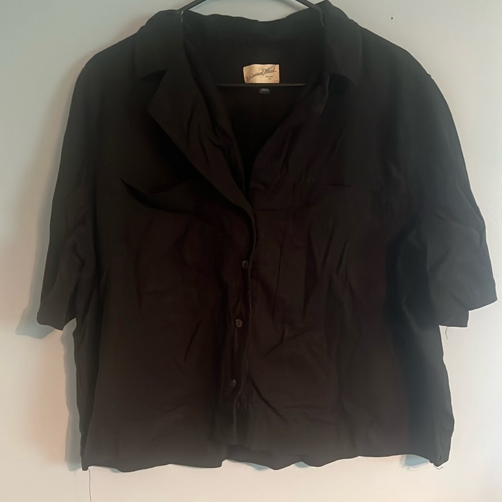 Cropped Collared Shirt
